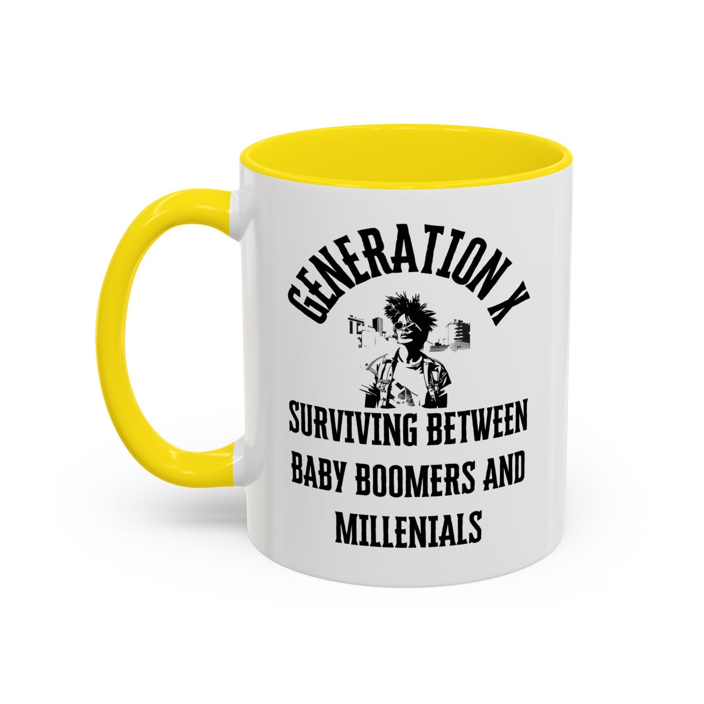 Coffee Mug Generation X Funny Description