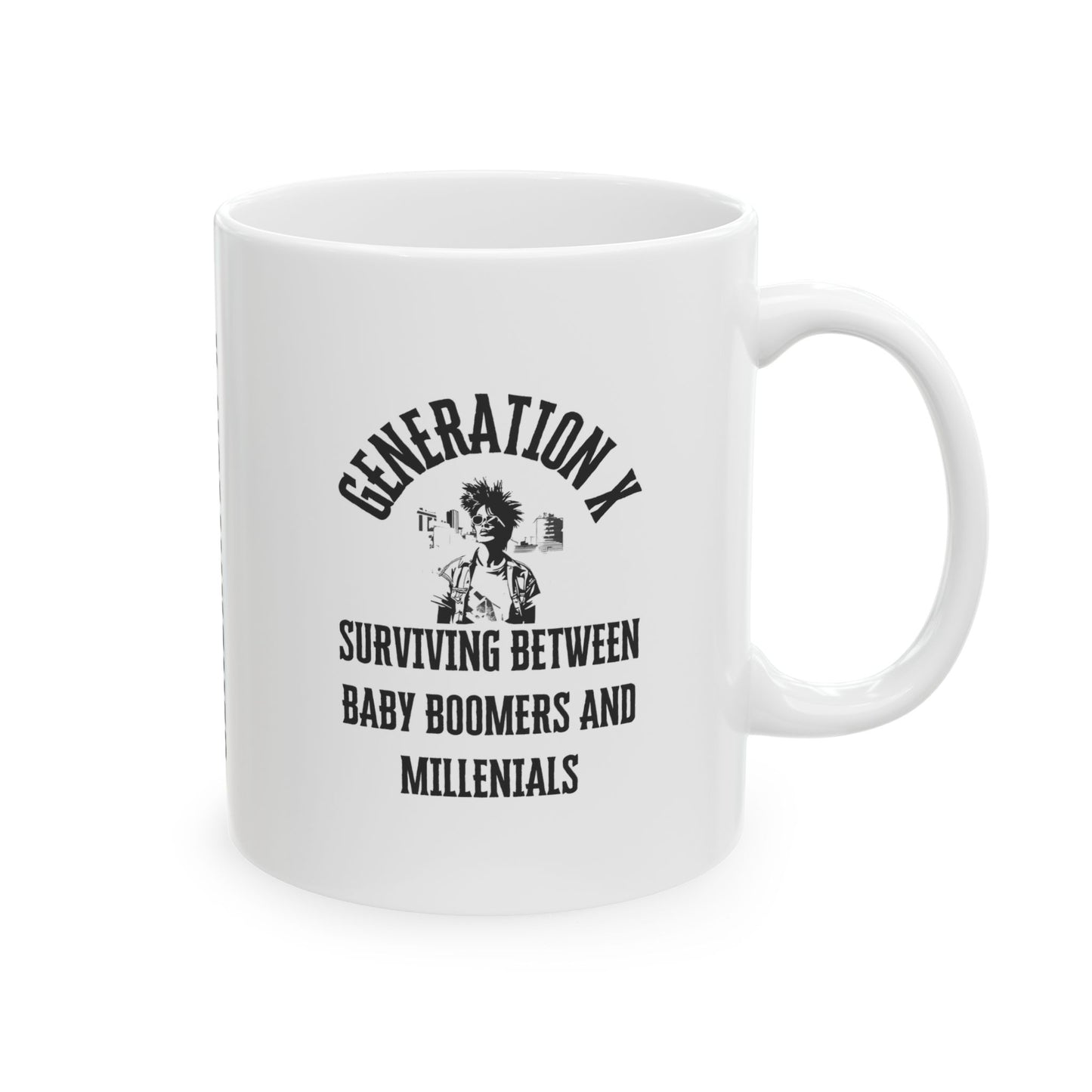 Taza Generation X- Humor y resiliencia entre generaciones