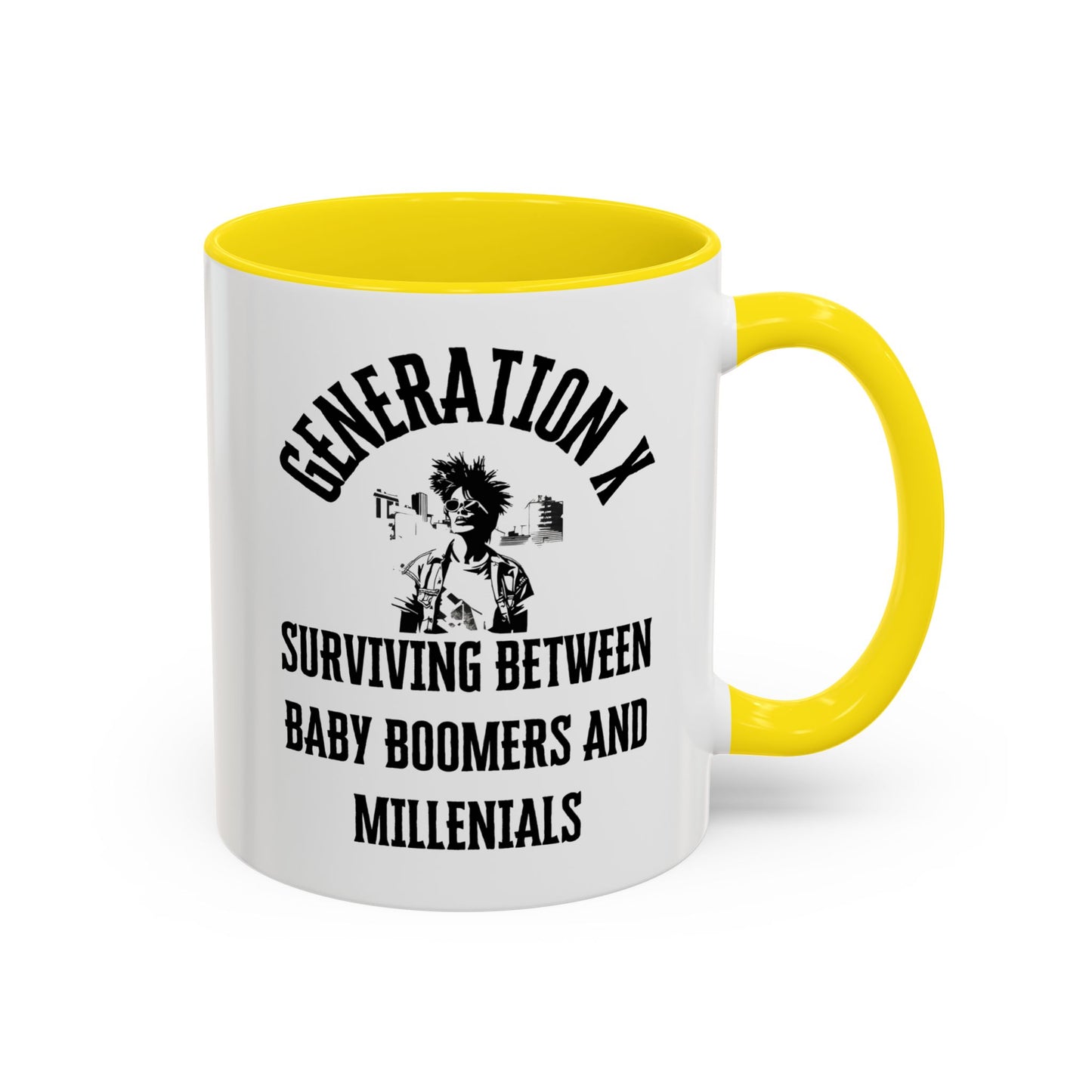 Coffee Mug Generation X Funny Description