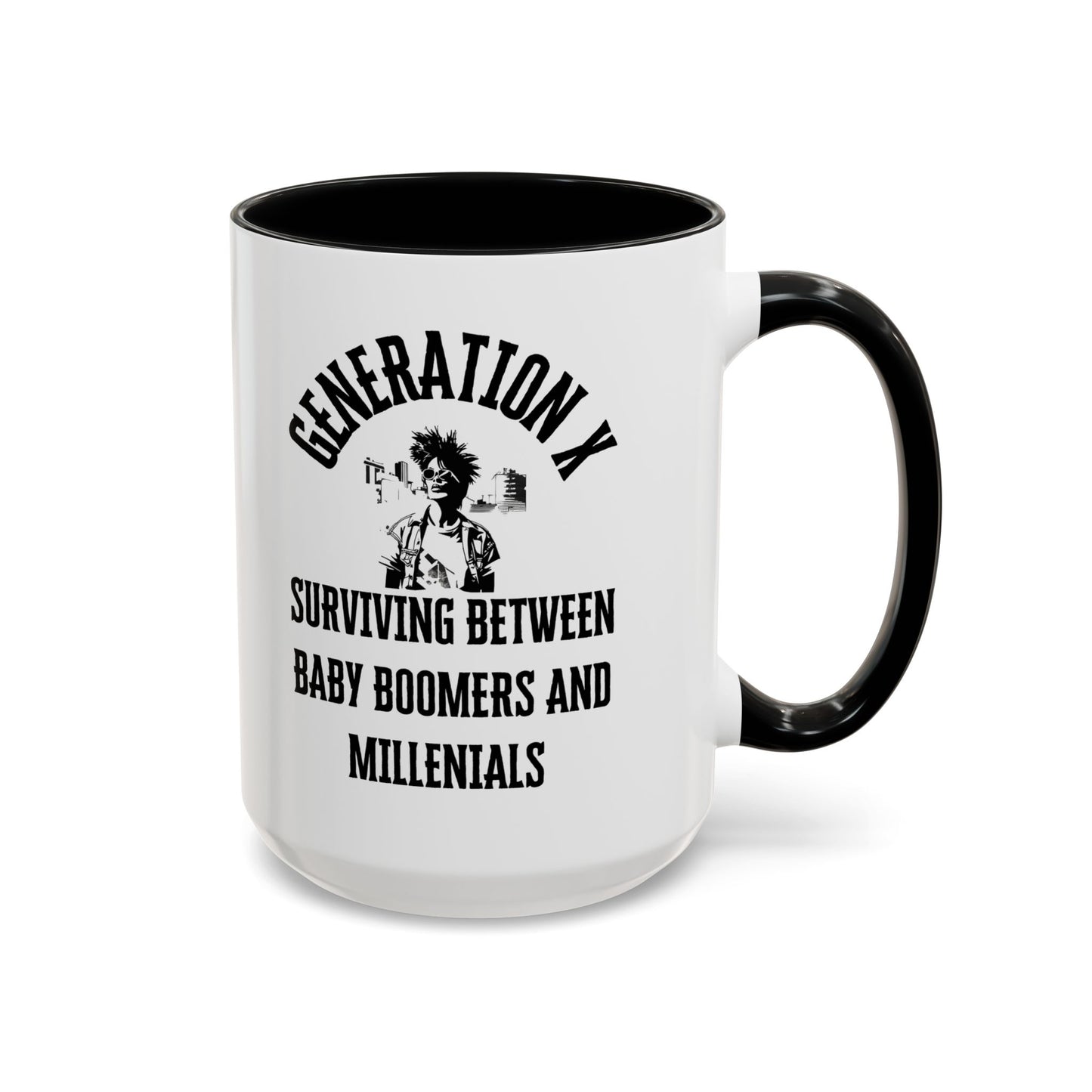 Coffee Mug Generation X Funny Description